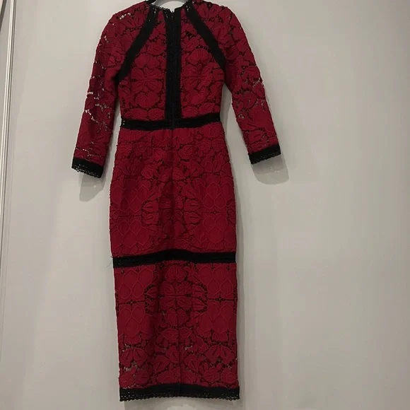 Alexis Randie red lace dress size XS - Picture 5 of 8